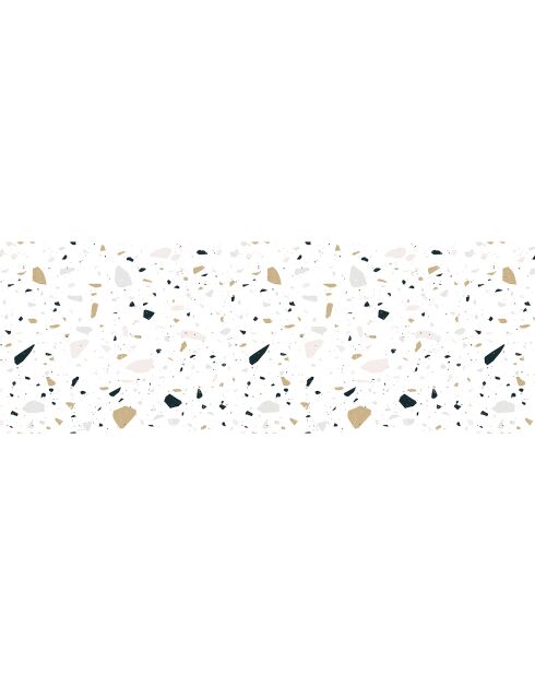 Tapis en vinyle Terrazzo Aquiles multicolore - 50x140 cm