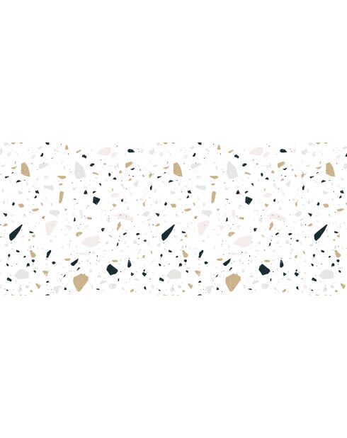 Tapis en vinyle Terrazzo Aquiles multicolore - 66x150 cm