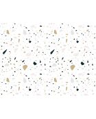 Tapis en vinyle Terrazzo Aquiles multicolore - 100x133 cm