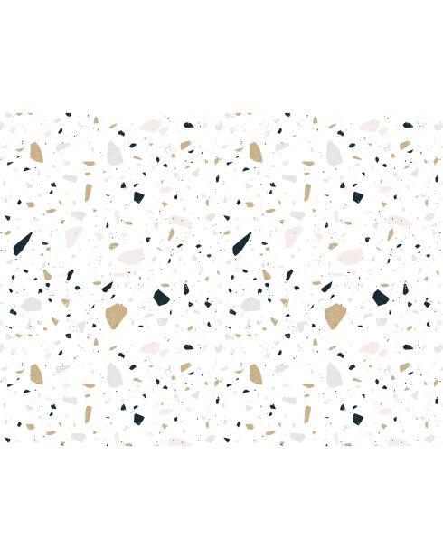 Tapis en vinyle Terrazzo Aquiles multicolore - 100x133 cm