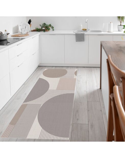 Tapis en vinyle Hermes brun - 50x100 cm