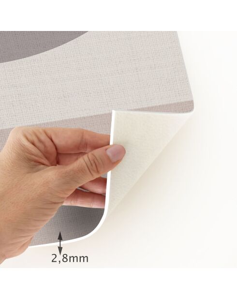 Tapis en vinyle Hermes brun - 66x250 cm