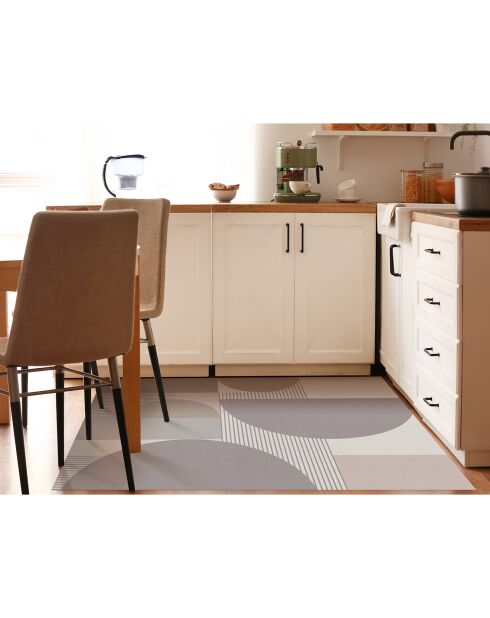 Tapis en vinyle Hermes brun - 66x250 cm