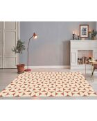 Tapis en vinyle Retro terracota brun - 50x140 cm