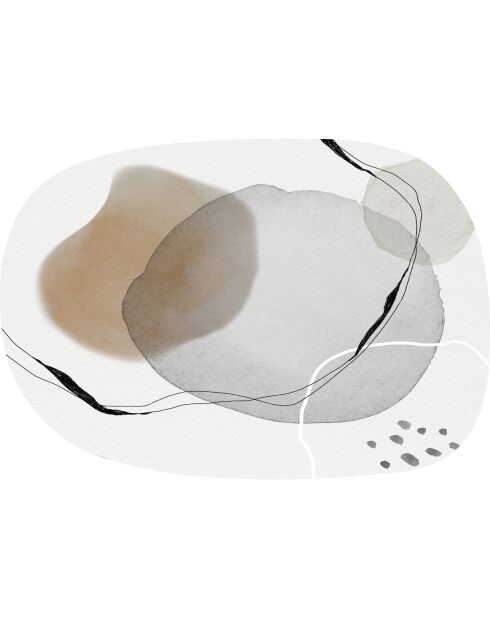 Tapis en vinyle Nadir multicolore - 160x230 cm