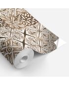 Rouleau d'autocollants Rollo Sticker Yaminah brun - 100x200 cm