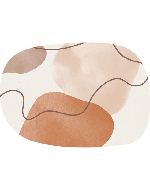 Tapis en vinyle Kenai multicolore - 160x230 cm