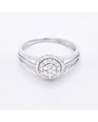 Zinnia Diamantring 0,57 Karat Weißgold