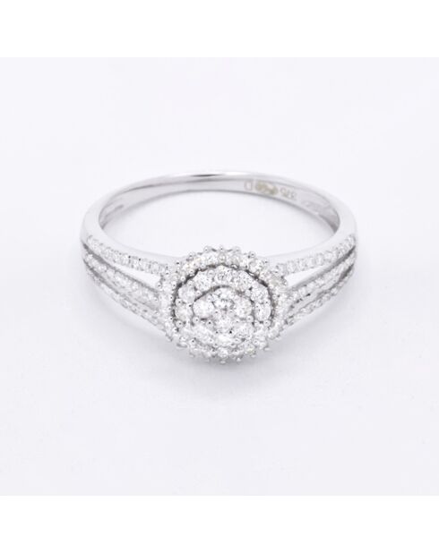 Zinnia Diamantring 0,57 Karat Weißgold