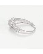 Zinnia Diamantring 0,57 Karat Weißgold