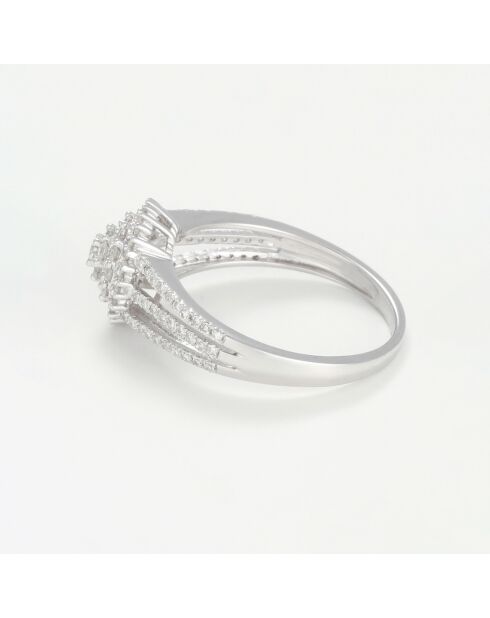 Zinnia Diamantring 0,57 Karat Weißgold