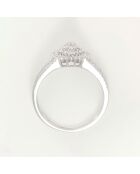 Zinnia Diamantring 0,57 Karat Weißgold