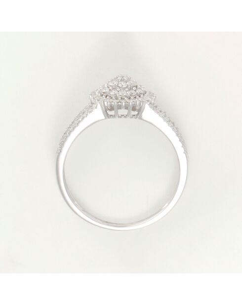 Zinnia Diamantring 0,57 Karat Weißgold