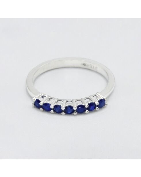 Bague Gaya Saphirs 0.35 ct or blanc