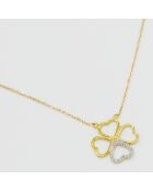 Collier Roselani Diamants 0.04 ct or jaune