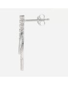 Boucles d'oreilles Nanami Diamants 0.21 ct or blanc