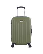 Valise Cabine 4 roues simples Brooklyn 55 cm vert kaki