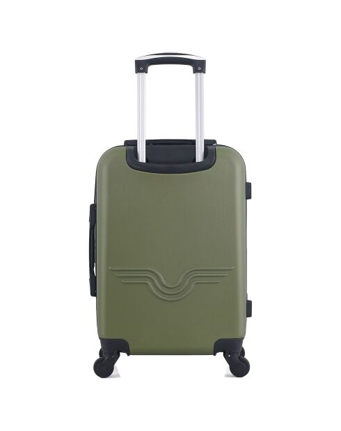 Valise Cabine 4 roues simples Brooklyn 55 cm vert kaki