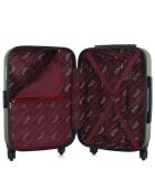 Valise Cabine 4 roues simples Brooklyn 55 cm vert kaki