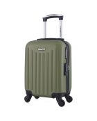 Valise Cabine XXS 4 roues simples Brooklyn 46 cm vert kaki