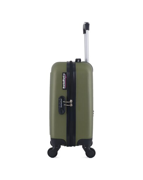 Valise Cabine XXS 4 roues simples Brooklyn 46 cm vert kaki