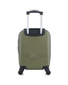 Valise Cabine XXS 4 roues simples Brooklyn 46 cm vert kaki