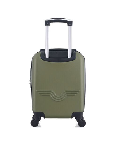 Valise Cabine XXS 4 roues simples Brooklyn 46 cm vert kaki