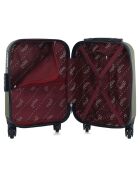 Valise Cabine XXS 4 roues simples Brooklyn 46 cm vert kaki
