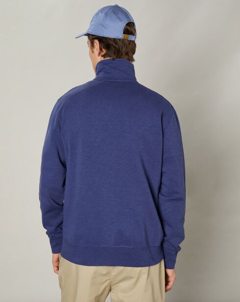 Sweat Light Half Zip bleu worker