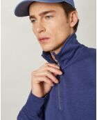 Sweat Light Half Zip bleu worker