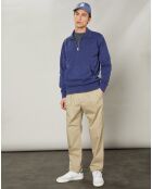 Sweat Light Half Zip bleu worker