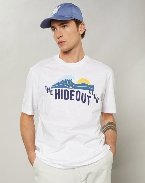 T-Shirt Hideout blanc