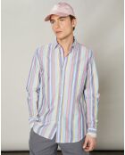 Chemise slim Storm multicolore