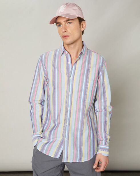 Chemise slim Storm multicolore