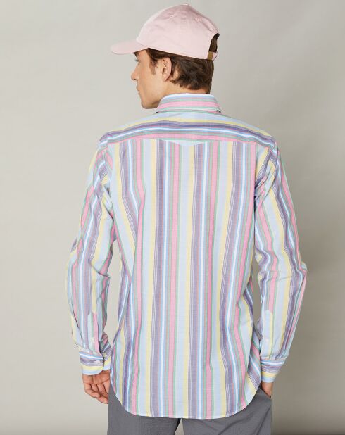 Chemise slim Storm multicolore