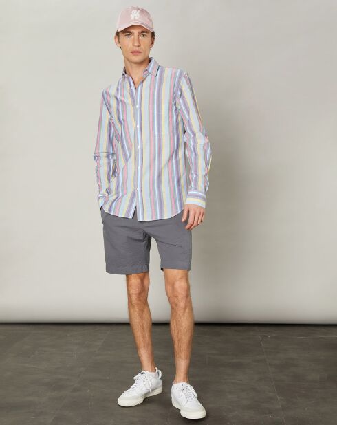 Chemise slim Storm multicolore