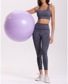 Legging Asa bleu/marron