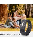 Bracelet anti-moustique noir