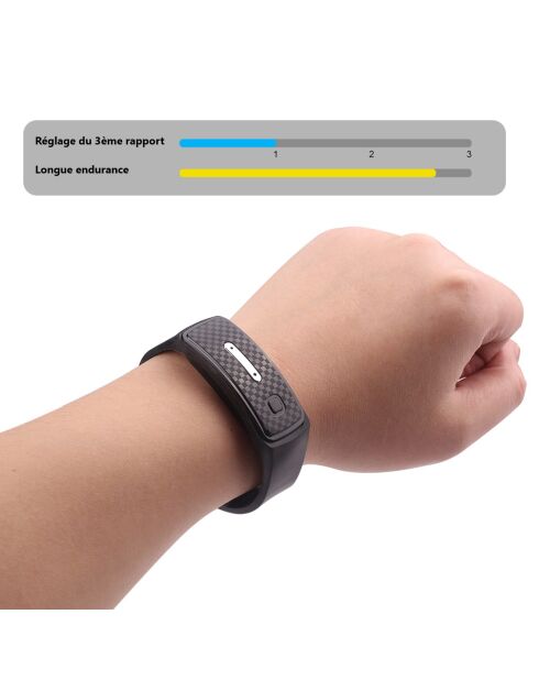 Bracelet anti-moustique noir