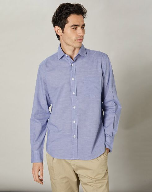 Chemise regular Paul bleue