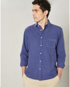 Chemise regular Paul Pat indigo