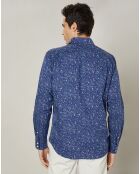 Chemise regular Paul indigo