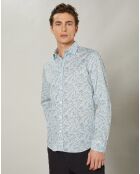 Chemise slim Sammy bleue