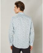 Chemise slim Sammy bleue