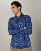 Chemise regular Paul indigo