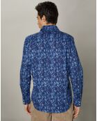 Chemise regular Paul indigo