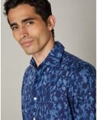 Chemise regular Paul indigo