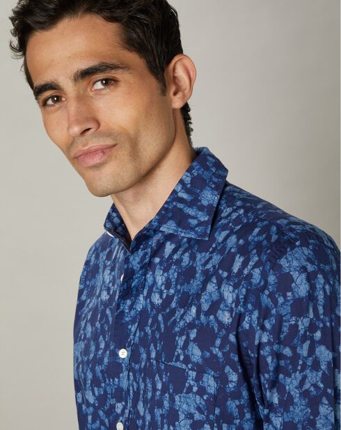 Chemise regular Paul indigo