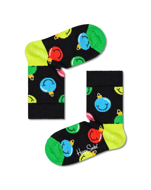 Chaussettes Smiley multicolores