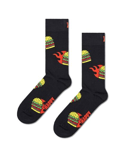 2 Paires de Chaussettes Blast Off Burger noires